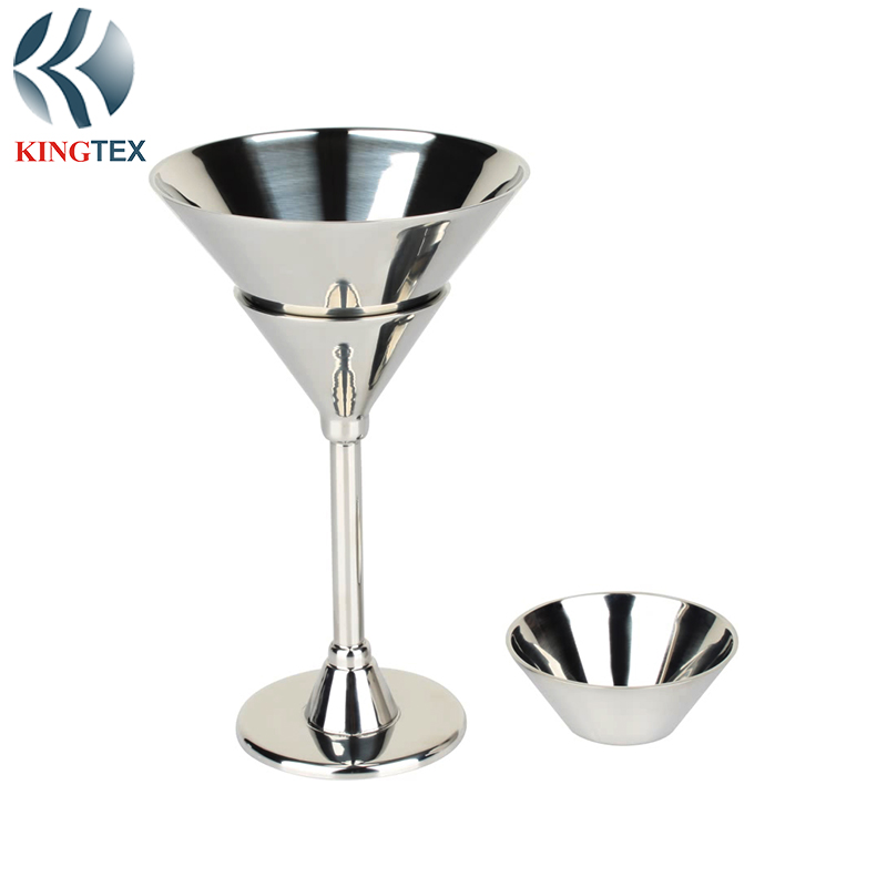 Cocktail Cups with Mirror Polishing Stainless Steel KINGTEXBAR MG010