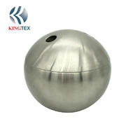 Ice Bucket with Bowling ball shape Double Wall Stainless Steel KINGTEXBAR IBD014