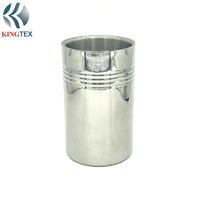 Wine Ice Bucket with Double Wall Stainless Steel Mirror Polishing KINGTEXBAR IBD050