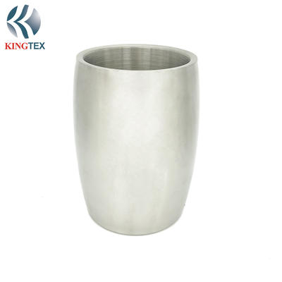 1.5L Ice Bucket with Double Wall Stainless Steel Sanding Polishing KINGTEXBAR IBD104