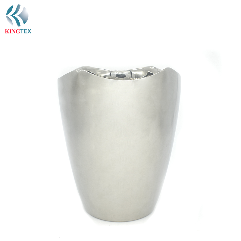 Ice Bucket with Double Wall Irregular Stainless Steel KINGTEXBAR IBD046
