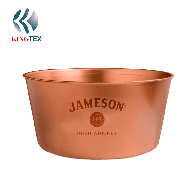 Ice Bucket with High 304 Quality Stainless Steel Copper Plated KINGTEXBAR IBS266