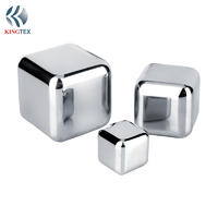 Beer Square Ice Cubes with 304 Stainless Steel can be Customized Size/Logo KINGTEXBAR IC010