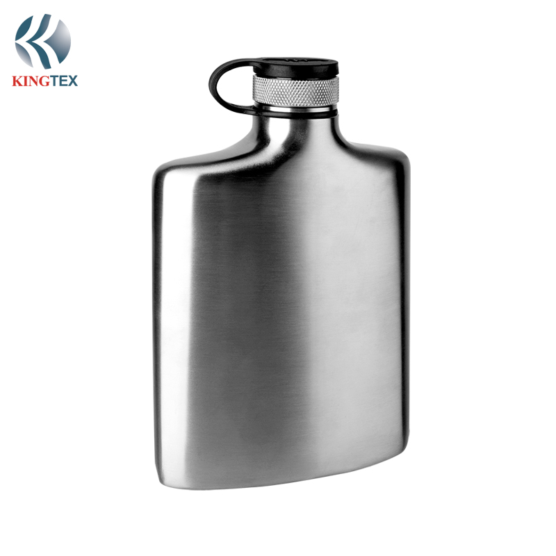 8OZ Hip Flask with Stainless Steel for Storing Whiskey/Alcohol and Sufficient Dosage KINGTEXBAR HF048