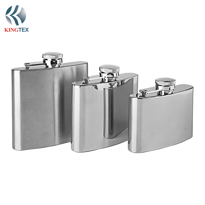 4OZ/5OZ/6OZ/8OZ Hip Flask with Stainless Steel Various specifications are available. Gifts are preferr KINGTEXBAR HF070