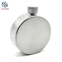 5OZ Hip Flask Stainless Steel Pocket Container for Drinking Liquor can be Engraved KINGTEXBAR HF059
