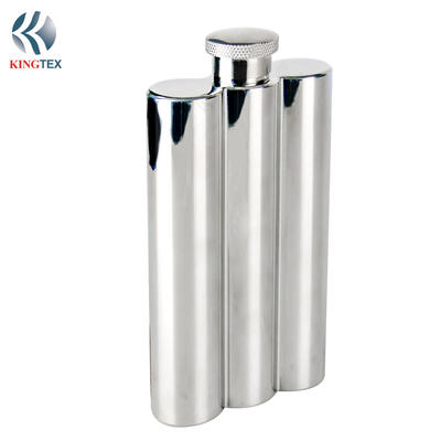 Classic 5OZ Hip Flask​ Premium 304 Stainless Steel - 100% Leak Proof Hip Flask for women and men KINGTEXBAR HF089