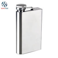6OZ Hip Flask Mirro Rlight 304 Stainless Steel, The Perfect Mens Gift, Boyfriend Gift, Father'sDay Giftor Groomsmen Gift