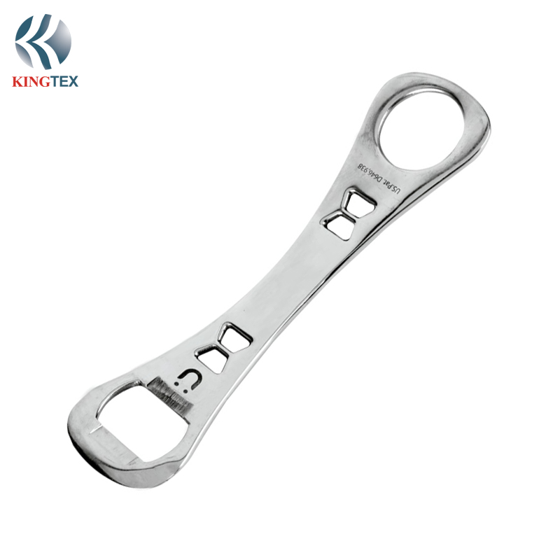 Bottle Opener with Both Ends Open and Stainless Steel  KINGTEXBAR OP027