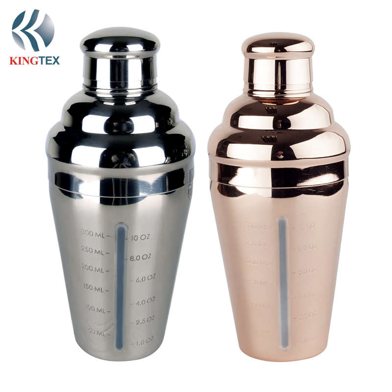Cocktail Shaker with Stainless Steel and Visible Capacity KINGTEXBAR CS114