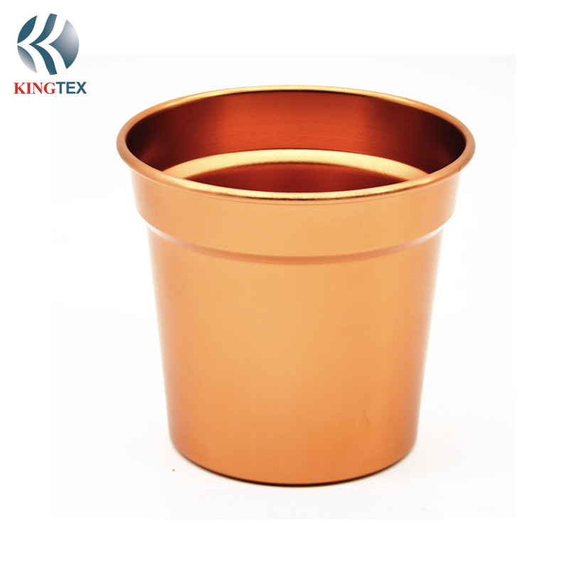 Ice Bucket with Stainless Steel Curling and Copper Plated  KINGTEXBAR IBS183