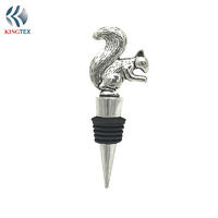 Wine Stoppers with Stainless Steel Squirrel KINGTEXBAR WN051