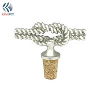 Wine Cork Stoppers With Stainless Steel Rope KINGTEXBAR WN018