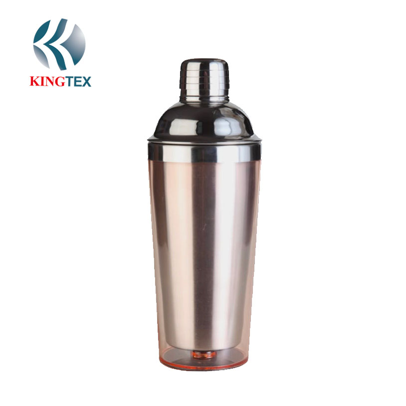 Juice Shaker with Customize Plastic Shell Stainless Steel Inner KINGTEXBAR CS029