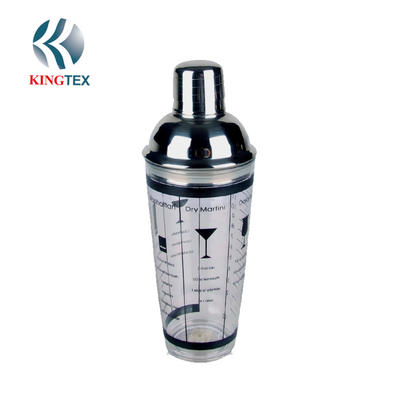 Cocktail Shaker with different Size glass Menu or Logo Printing KINGTEXBAR CS200