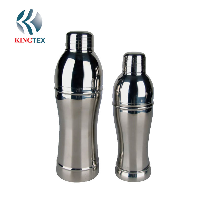 Cocktail Shaker with Waist Shape Multi-size Stainless Steel KINGTEXBAR CS124