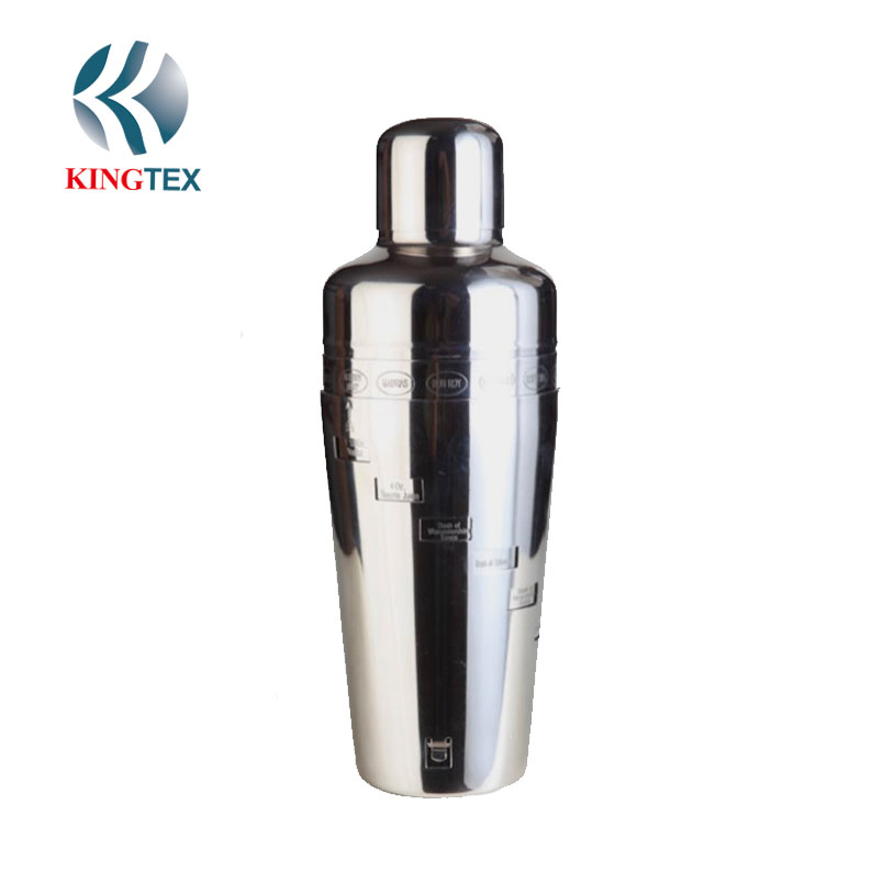 Cocktail Shaker with Formulated Stainless Steel Mirror Polishing KINGTEXBAR CS130