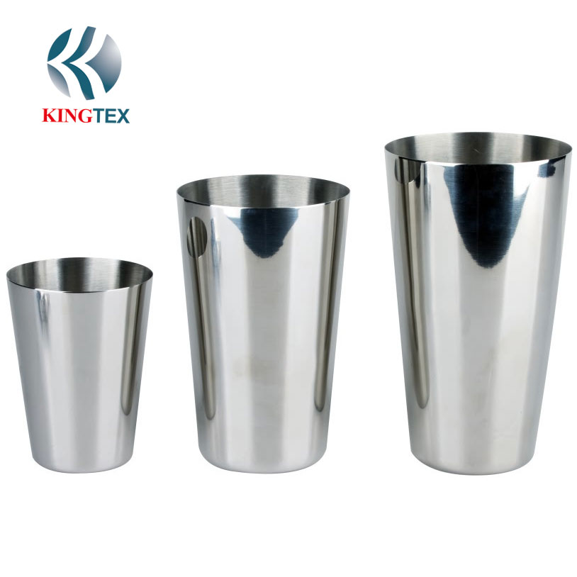 Boston Cocktail Shaker with 3 Stainless Steel Cups  KINGTEXBAR CS149