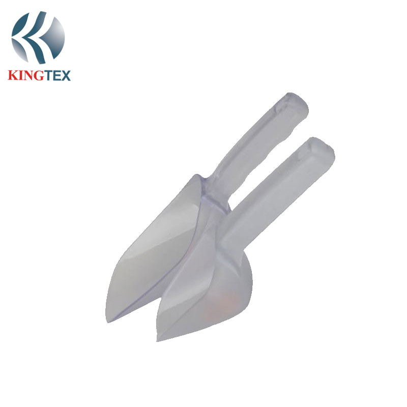 Transparent Ice Scoop, Custom Design Promotional Ice Cream Scooping Plastic Spoon KINGTEXBAR IS032