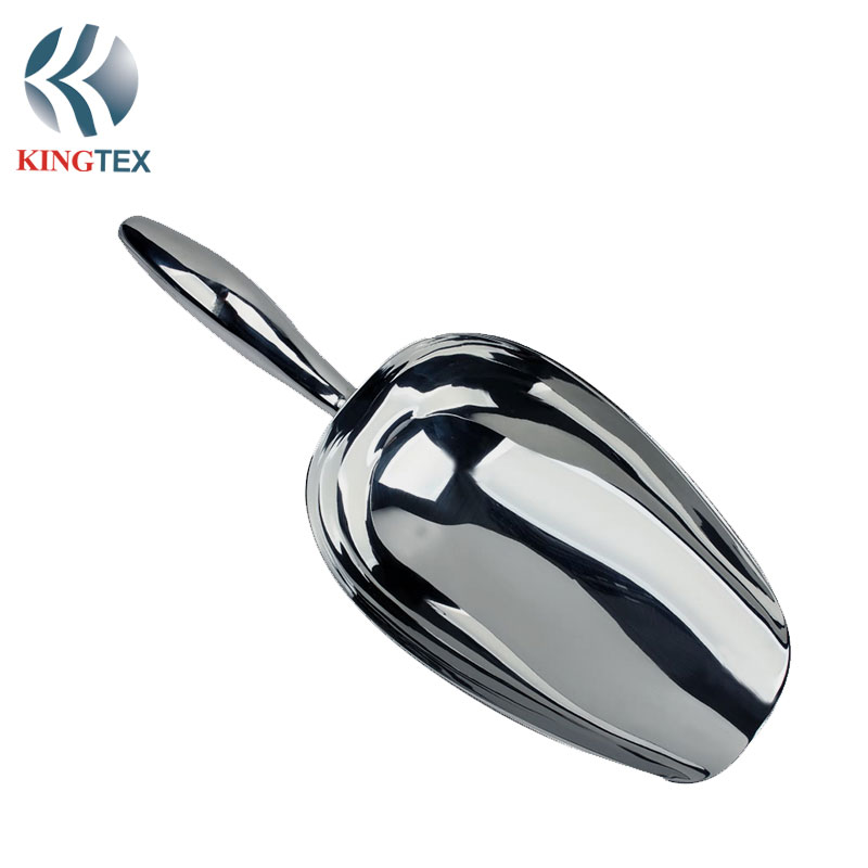 Stainless Steel Ice Scoop, Small Metal Food Candy Scoop for Kitchen Bar Party Wedding KINGTEXBAR IS123