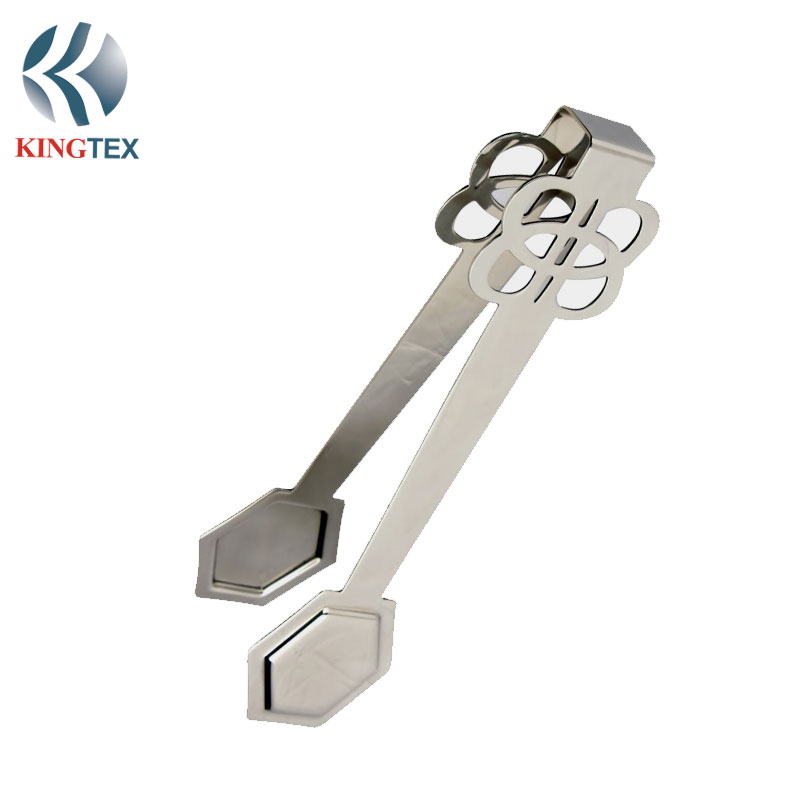 Stainless Steel Ice Tongs,Practical And High Quality Candy Bread Tongs KINGTEXBAR IT028