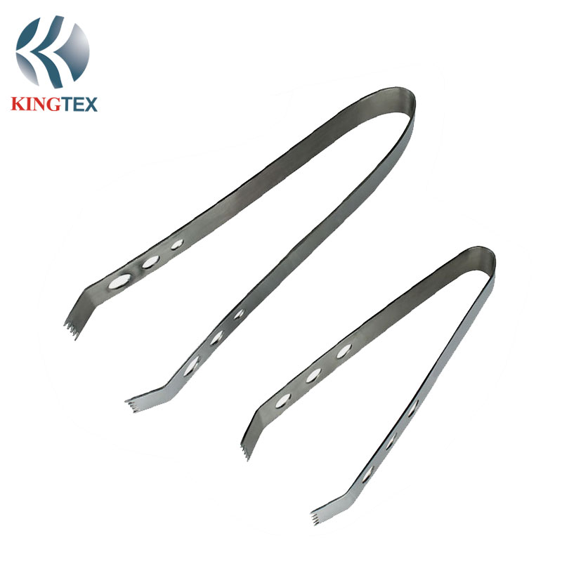 Factory Price Ice Tongs, Bar/Kitchenware Product Stainless Steel Bread Tongs KINGTEXBAR IT027