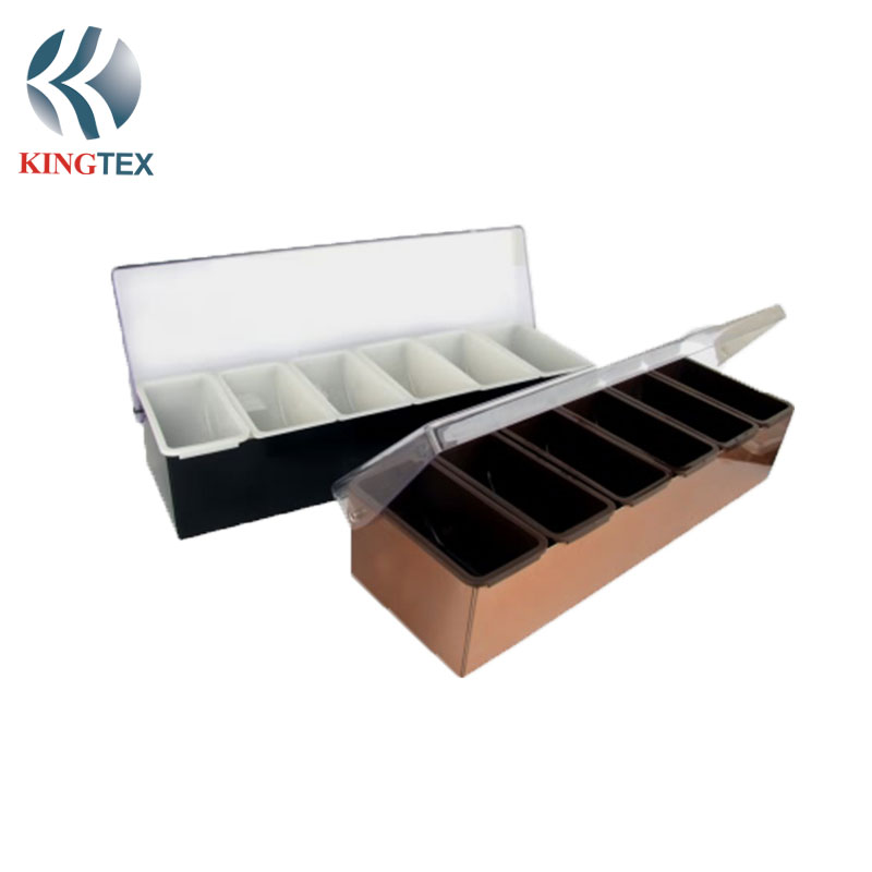 Bulk custom FDA approved stainless steel condiment container KINGTEXBAR CN014