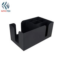 Caddy Napkin Holder with Competitive Price Black Rubber Covering KINGTEXBAR CN022