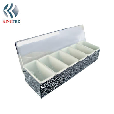 Condiment Container with Promotion FDA Standard Stainless Steel Ceramic KINGTEXBAR CN056