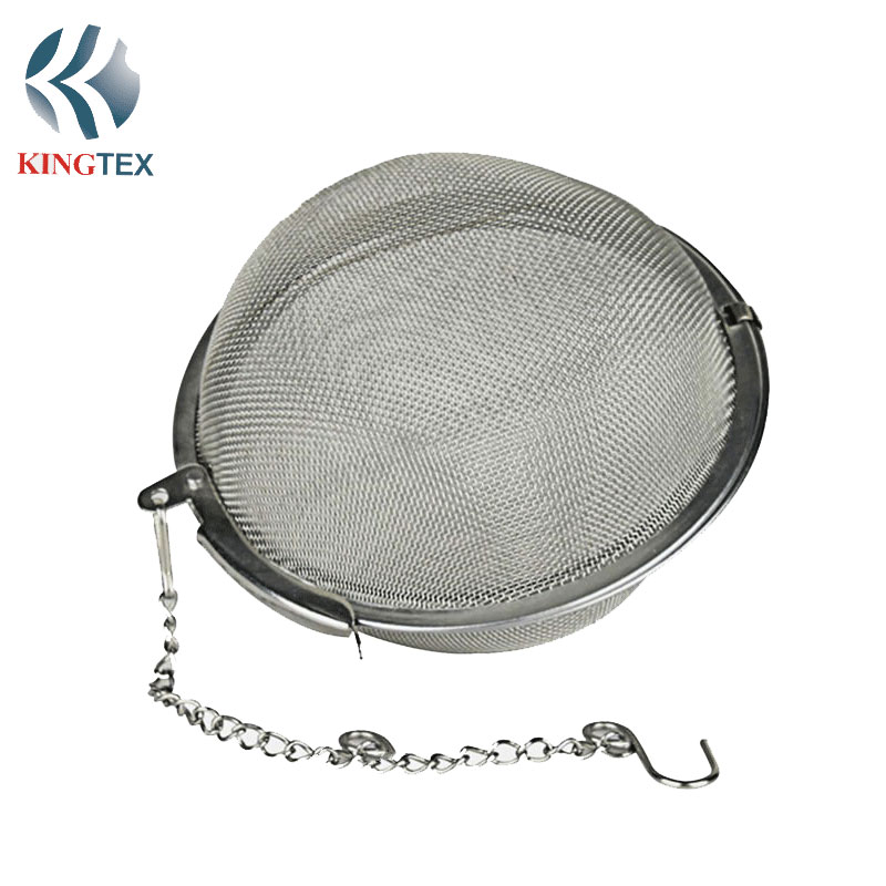 Wire mesh Tea Infusers Reusable Stainless Steel Strainers and Steepers for Loose Leaf Teas KINGTEXBAR MG430