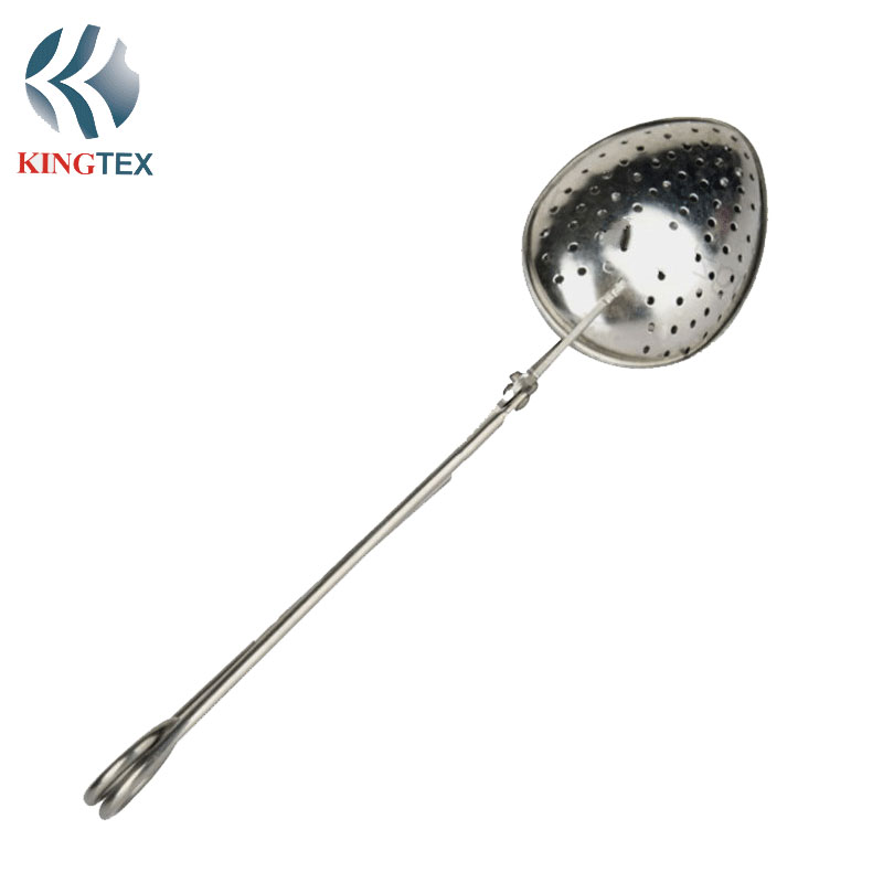 Tea Strainer, Home/Restaurant Mini Stainless Steel Mirror Strainer (L6cm) KINGTEXBAR ST089