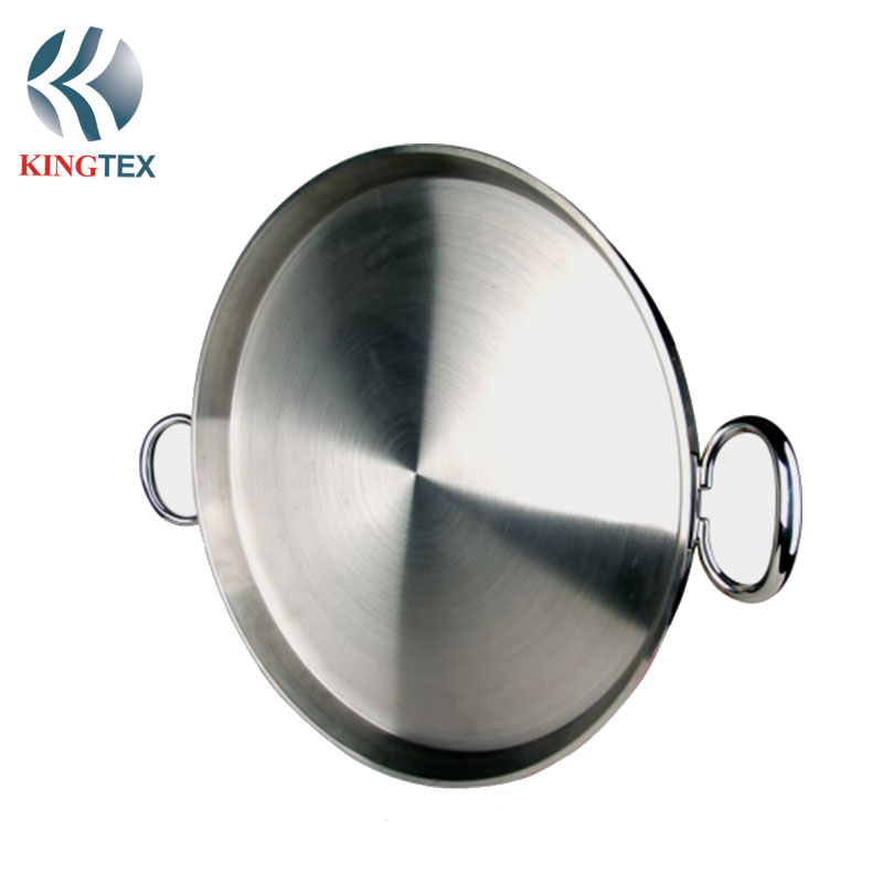Tray with Stainless Steel Handles for Serving KINGTEXBAR TR029