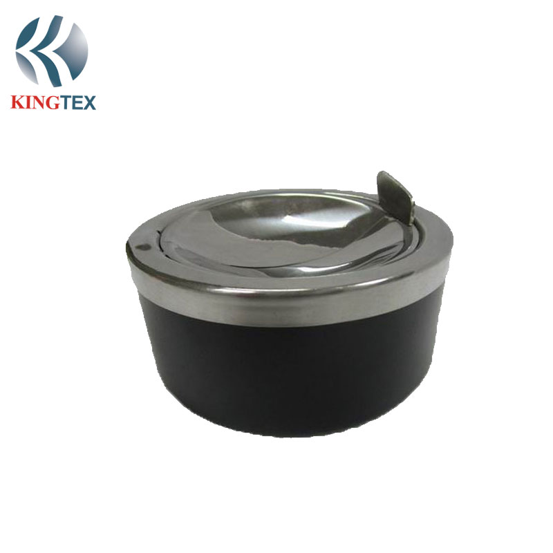 Stainless Steel Ashtray, Cigarette Ashtray for Indoor or Outdoor Use KINGTAXBAR AS029