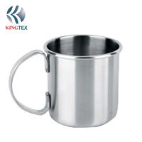 Coffee Mug with Sanding Polishing Stainless Steel KINGTEXBAR MG426