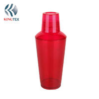 Cocktail Shaker with Customized Plastic and Colour KINGTEXBAR CS139