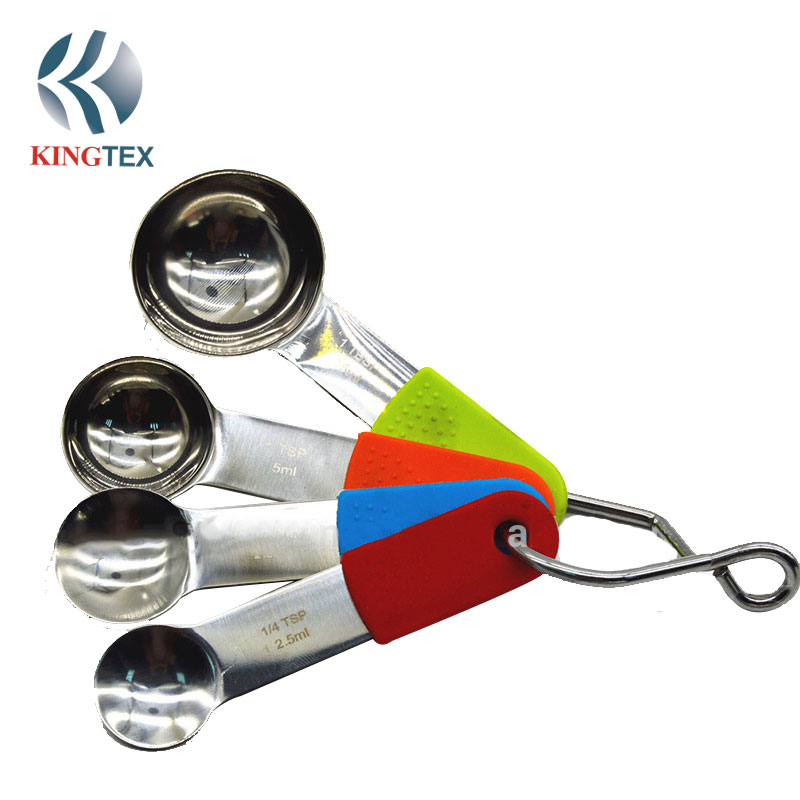 Measuring Spoon with Silicone and Stainless Steel  KINGTEXBAR OT045