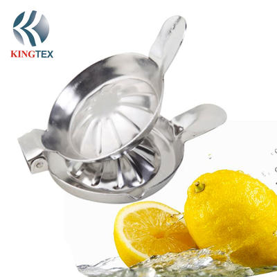 High Quality Lemon Squeezer, Metal Stainless Steel Manual Citrus Press Juicer KINGTEXBAR