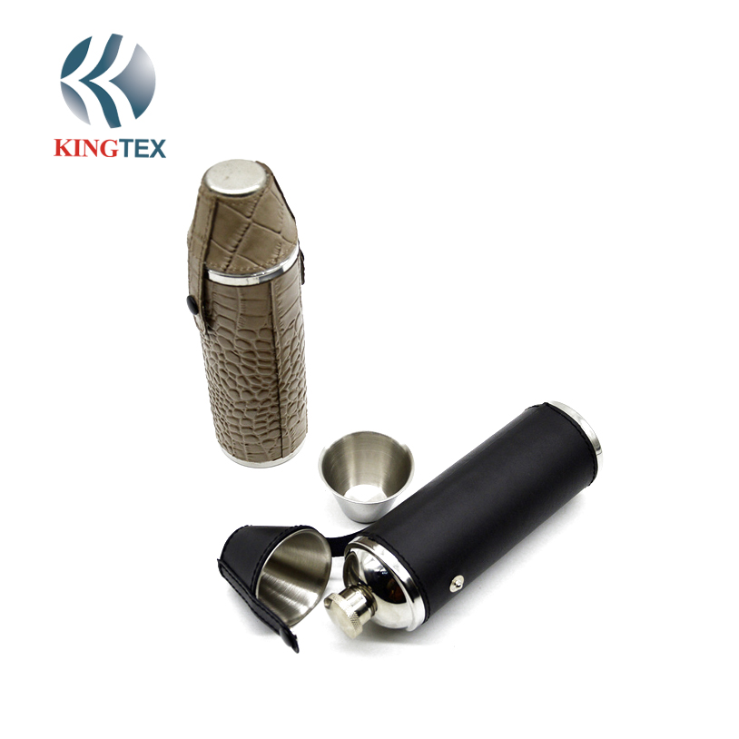 Hip Flask with Stainless steel for Liquor and Funnel  KINGTEXBAR HF011